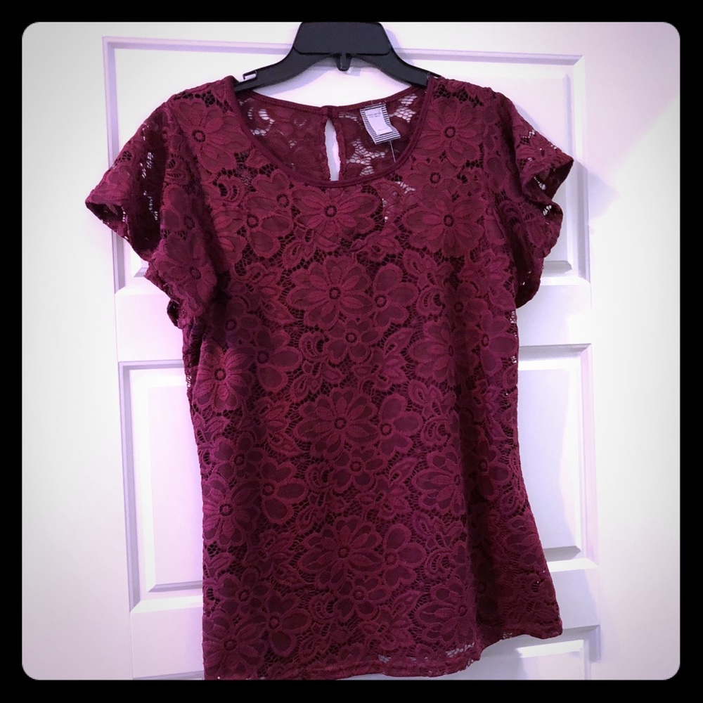 NWOT Anthro Guest Editor Lace Top